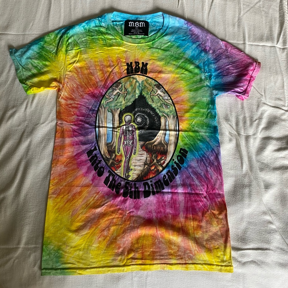 MBM tie dye into the 5th dimension T- shirt. NEW never worn.